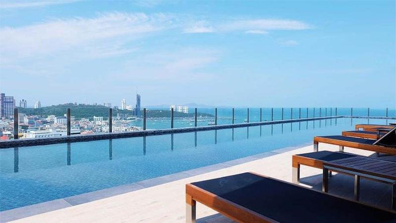 Great Location With Infinity Pool - Central Pattaya Apartment Bagian luar foto