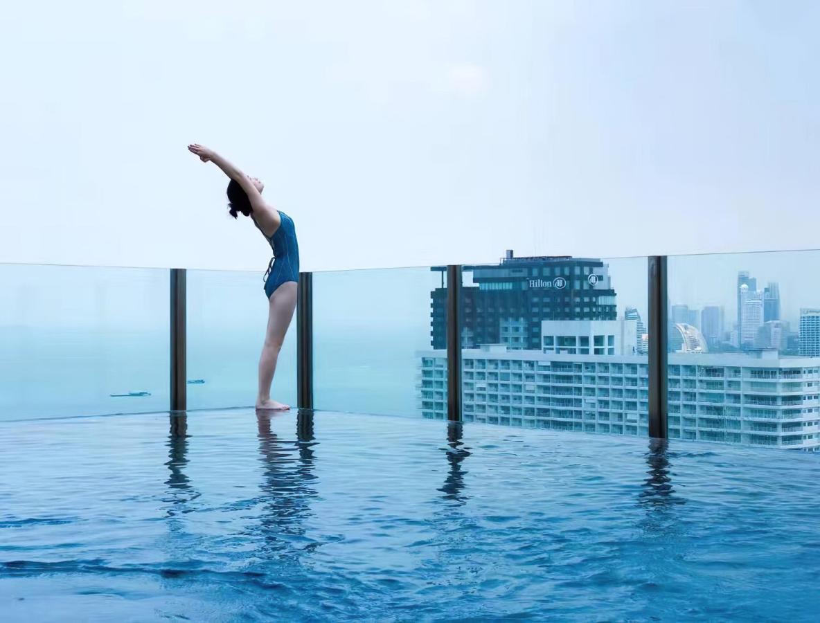 Great Location With Infinity Pool - Central Pattaya Apartment Bagian luar foto