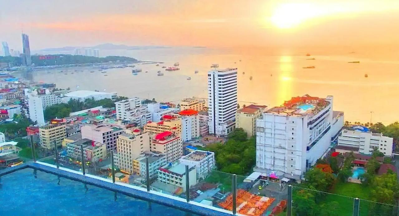 Great Location With Infinity Pool - Central Pattaya Apartment Bagian luar foto