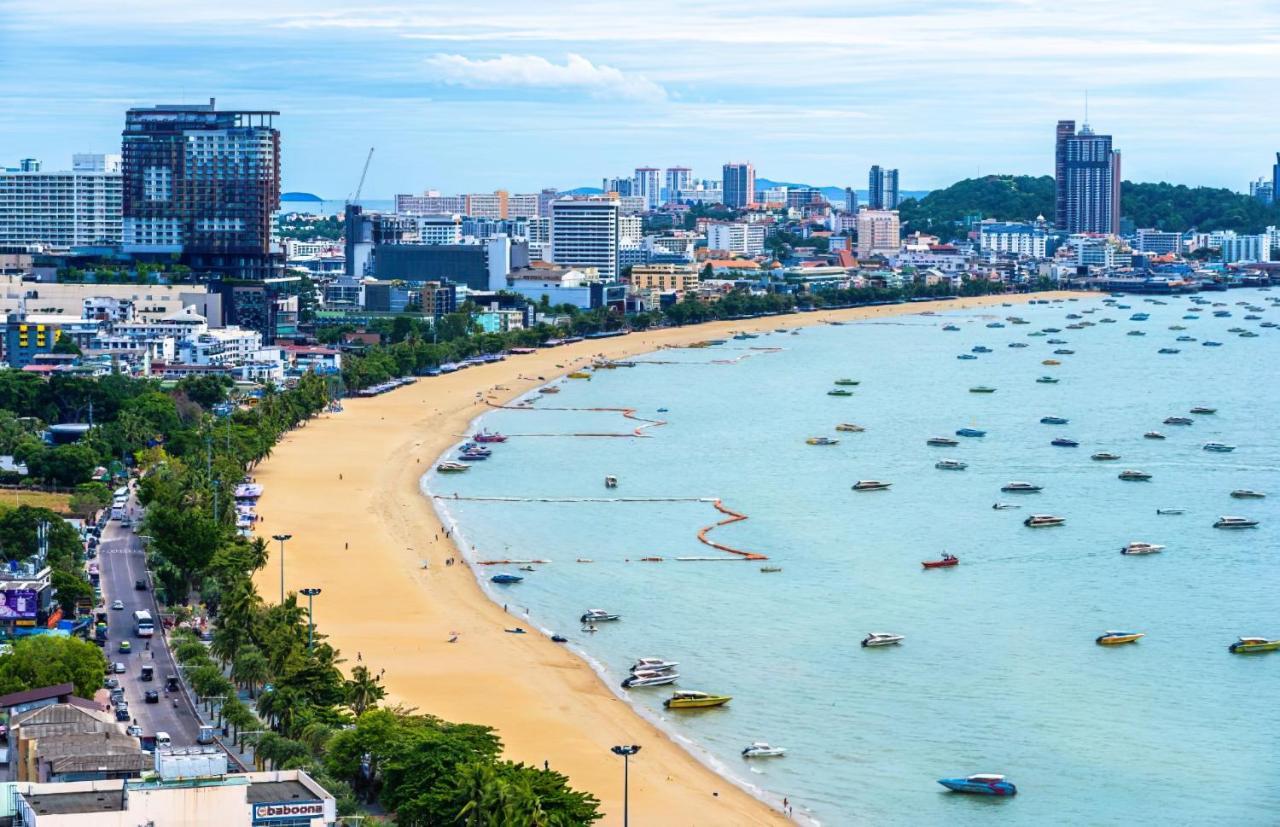 Great Location With Infinity Pool - Central Pattaya Apartment Bagian luar foto